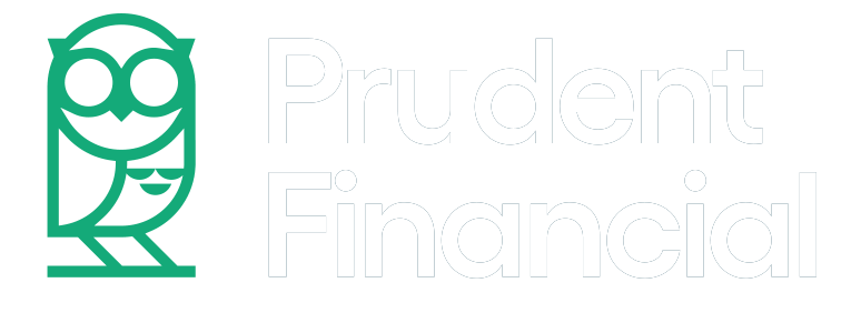 Prudent Financial Logo White
