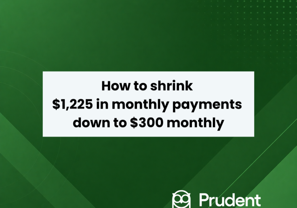 reduce monthly debt payments